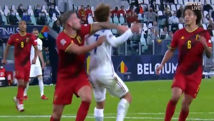 Kylian Mbappe Penalty Goal - Belgium vs France 2-2 07/10/2021