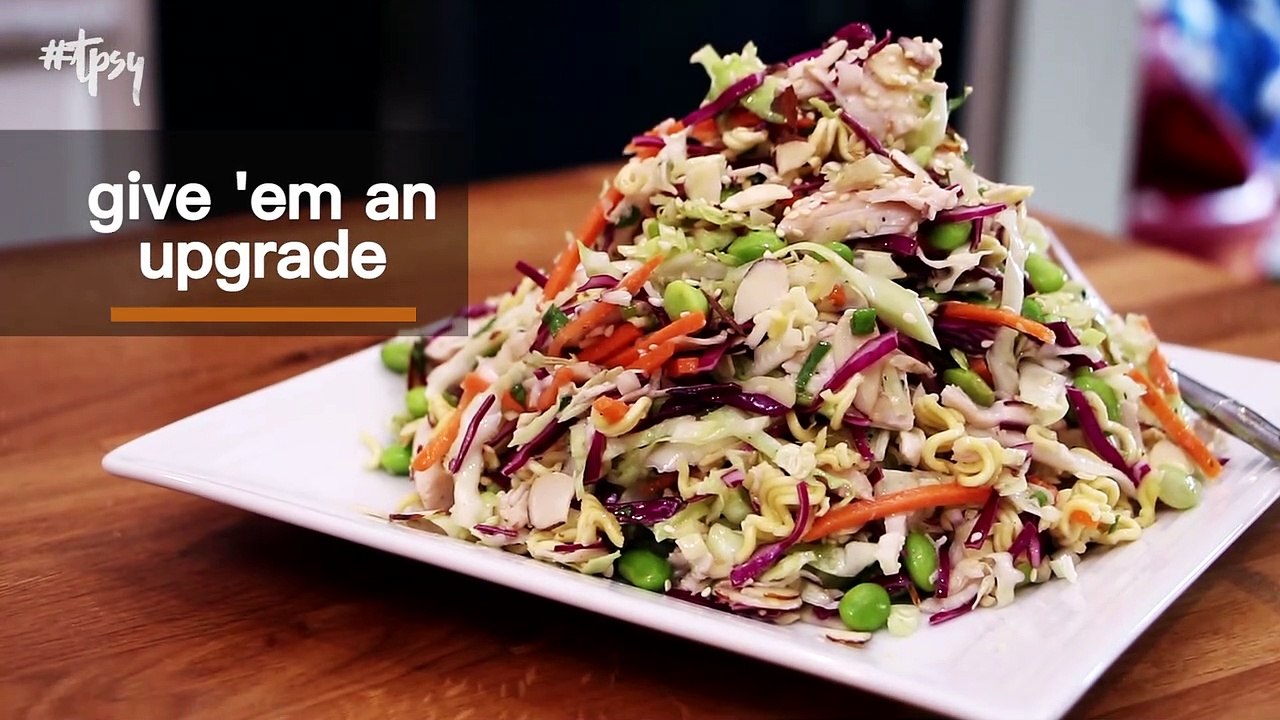 Healthy Eating Is Easy When You Make This Delicious Ramen Noodle Chicken Salad