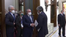 Şentop, İtalya Temsilciler Meclisi Başkanı Roberto Fico ile görüştü