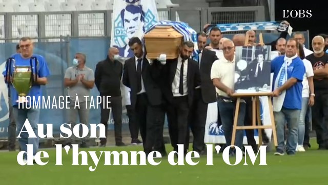 Le Vélodrome rend hommage à Bernard Tapie au son de Jump de Van Halen