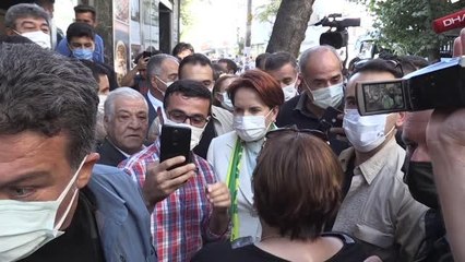 İYİ Parti Genel Başkanı Akşener, ziyaretlerde bulundu