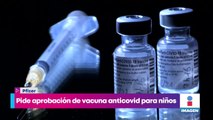 Pfizer pide aprobación de su vacuna para niños de 5 a 11 años