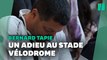 L'hommage à Bernard Tapie, au stade Vélodrome, des fans de l'OM
