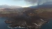Canaries: de nouvelles images par drone de la coulée de lave provoquée par l'éruption du volcan Cumbre Vieja filmées mercredi
