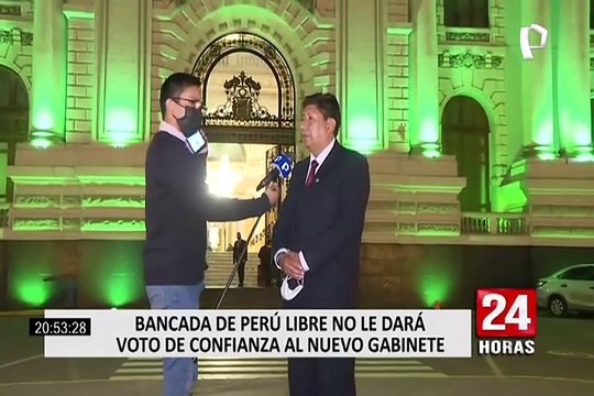 Waldemar Cerrón: La bancada de Perú Libre no respalda este gabinete