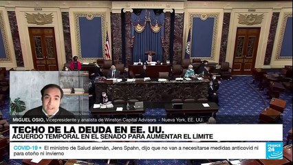 Miguel Osio: "Lo más probable es que en diciembre vuelva a subir el techo de la deuda en EE. UU."