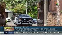 Autoridades policiales salvadoreñas anuncian el hallazgo de 12 cadáveres víctimas de asesinato