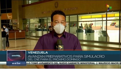 Presidente del CNE de Venezuela anuncia simulacro para la seguridad en las elecciones de Noviembre