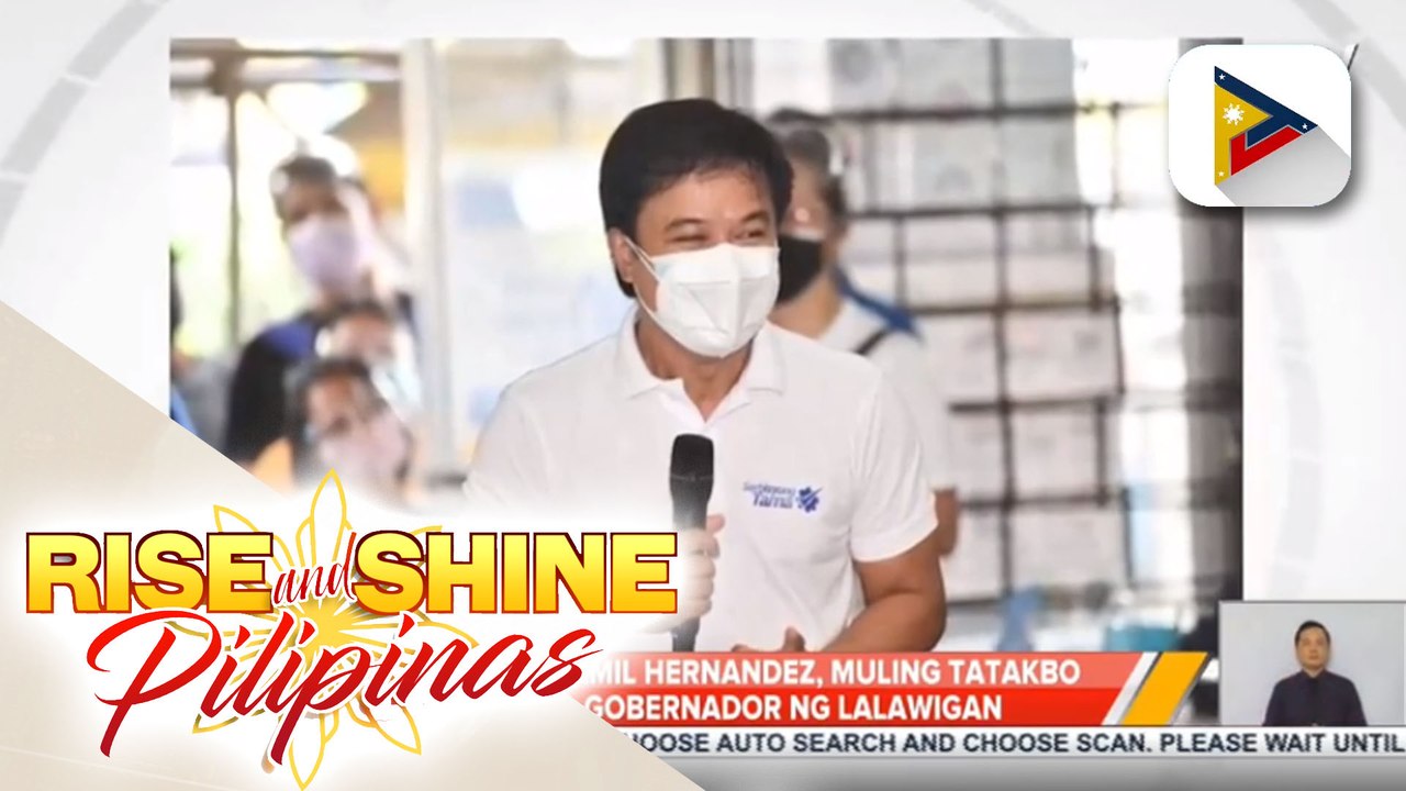 Laguna Gov. Ramil Hernandez, target ang reelection sa pagka-gobernador