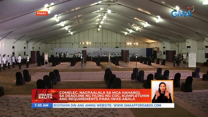Comelec, nagpaalala sa mga hahabol sa deadline ng filing ng COC, kumpletuhin ang requirements para iwas-abala | UB