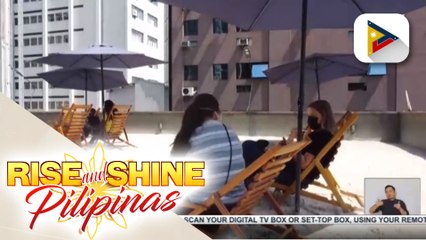 Rooftop ng ilang work spaces sa Brazil, instant beach ang setup