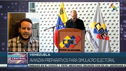 Continúan procesos de simulacro para la seguridad en las elecciones de Venezuela