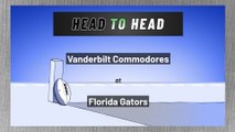 Vanderbilt Commodores at Florida Gators: Over/Under