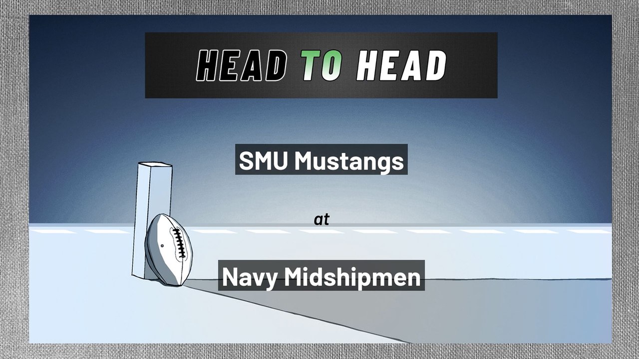 SMU Mustangs at Navy Midshipmen: Over/Under