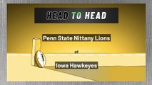 Penn State Nittany Lions at Iowa Hawkeyes: Over/Under