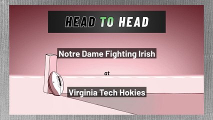 Notre Dame Fighting Irish at Virginia Tech Hokies: Spread