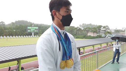 양궁 김제덕 전국체전 4관왕..."다음 목표는 아시안게임" / YTN