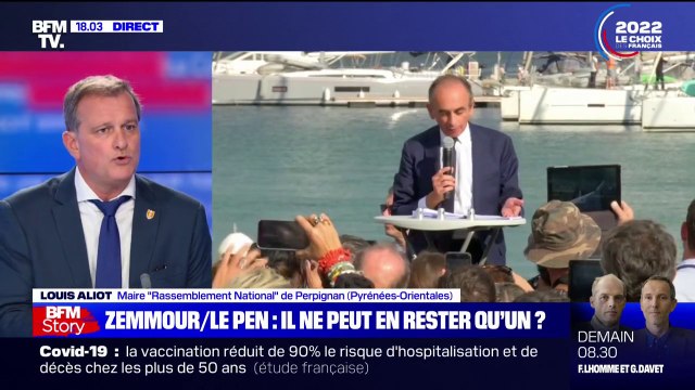 Louis Aliot, maire RN de Perpignan, à propos d'Eric Zemmour: Je pense qu'il peut encore renoncer