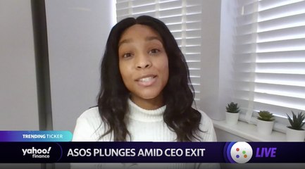 ASOS plunges amid CEO exit