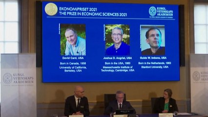 노벨경제학상에 '노동시장 통찰' 미국 교수 3명 공동 수상 / YTN