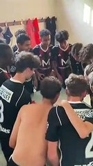 Le chant de la victoire U18 à Soustons !