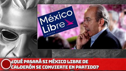 QUÉ PASARÁ SI MÉXICO LIBRE DE CALDE-RÓN SE CONVIERTE EN PARTIDO
