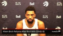 Khem Birch Back & Feeling Better After Bout with COVID-19