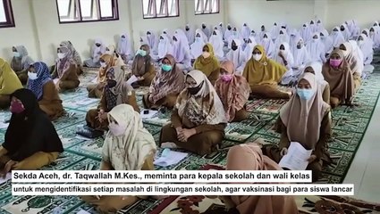 Kepala Sekolah Diminta Identifikasi Masalah Terkait Suksesnya Vaksinasi Covid-19 bagi Siswa
