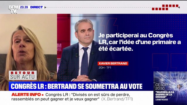 Participation de Xavier Bertrand au Congrès LR: pour la députée Constance Le Grip, c'est une très bonne chose