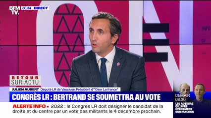 Xavier Bertrand au congrès des Républicains: Julien Aubert, député LR du Vaucluse, se dit "plutôt soulagé"