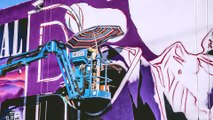 LadieOne paints the biggest Kobe Bryant memorial tribute mural in the world - Ewkuks gallery Los Angeles_SHOP