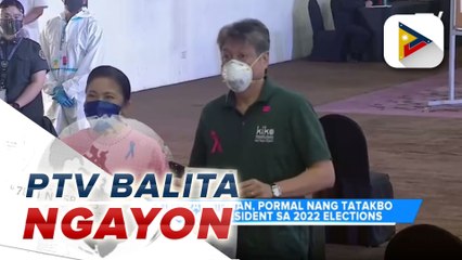 Sen. Kiko Pangilinan, pormal nang tatakbo bilang vice president sa 2022 elections