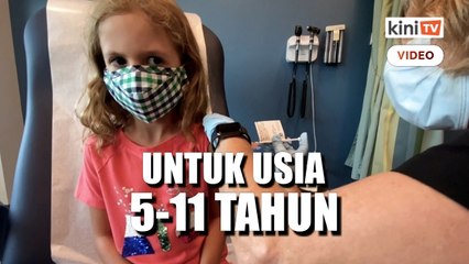 Pfizer mohon kelulusan vaksin untuk kanak-kanak usia 5 -11 tahun