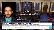 Informe desde Washington: senadores acuerdan un límite de deuda hasta diciembre