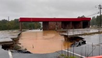 Torrential rain leads to flooding throughout the Southeast