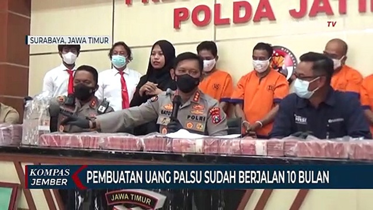 Pembuat dan Pengedar Uang Palsu 3,7 Miliar Dibekuk di Banyuwangi