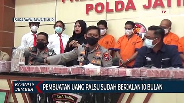 Pembuat dan Pengedar Uang Palsu 3,7 Miliar Dibekuk di Banyuwangi