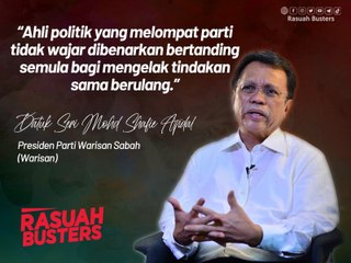 Jangan Benarkan Bertanding: Episod Kapsul Rasuah Busters Bersama Presiden Warisan