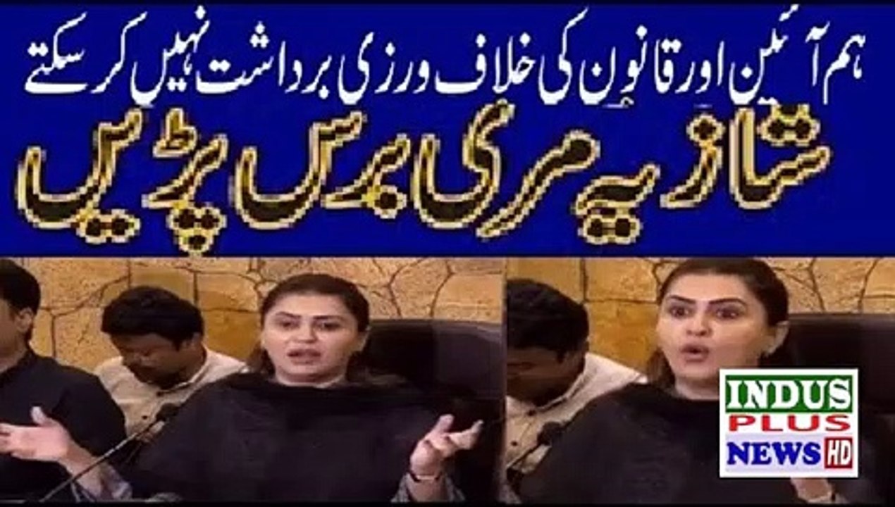 We Cant Compromise On Constitution l PPP Leader Shazia Marri Press Conference | Indus Plus News Tv