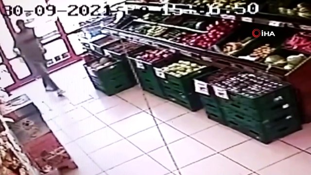 Marketi soydu yürüyüşünden yakalandı