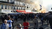 Marseille et les supporters de l'OM rendent hommage à Bernard Tapie sur le Vieux-Port