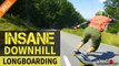 'INSANE Longboarding run down a GNARLY Romanian hill'