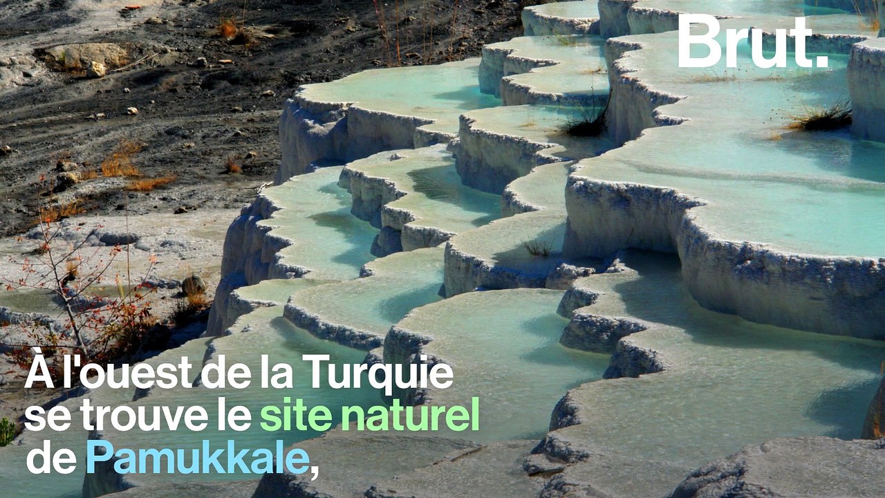 En Turquie, le site naturel de Pamukkale
