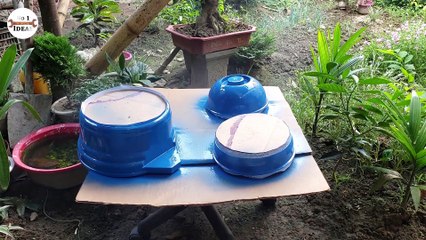 How to recycle damaged water filter into beautiful aquarium