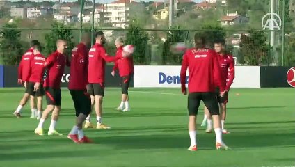 A Milli Futbol Takımı, Norveç maçı hazırlıklarını tamamladı