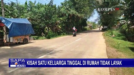 Tinggal Satu Atap dengan Hewan Ternak, Keluarga di Pandeglang Butuh Bantuan Pemerintah