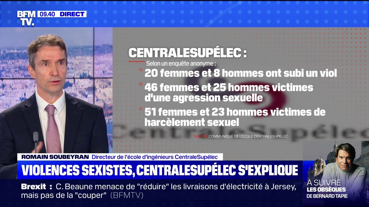 Enquête sur les violences sexuelles à CentraleSupélec: le directeur de l'école en conclut que "la parole n'est pas du tout libérée"