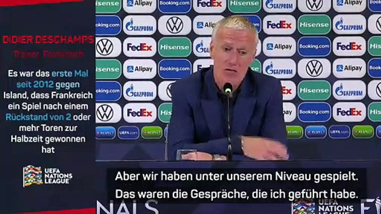 Deschamps trotz Sieg: 'Unter unserem Niveau'