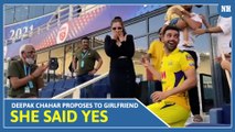 Watch: Deepak Chahar Proposes To Girlfriend After CSK's IPL Game, She Said Yes