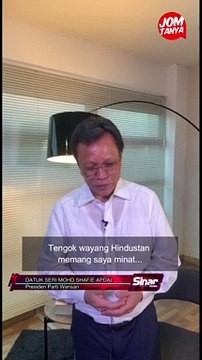 'Saya minat Hindustan' - Shafie Apdal